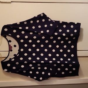 Women's cotton knit sweater.